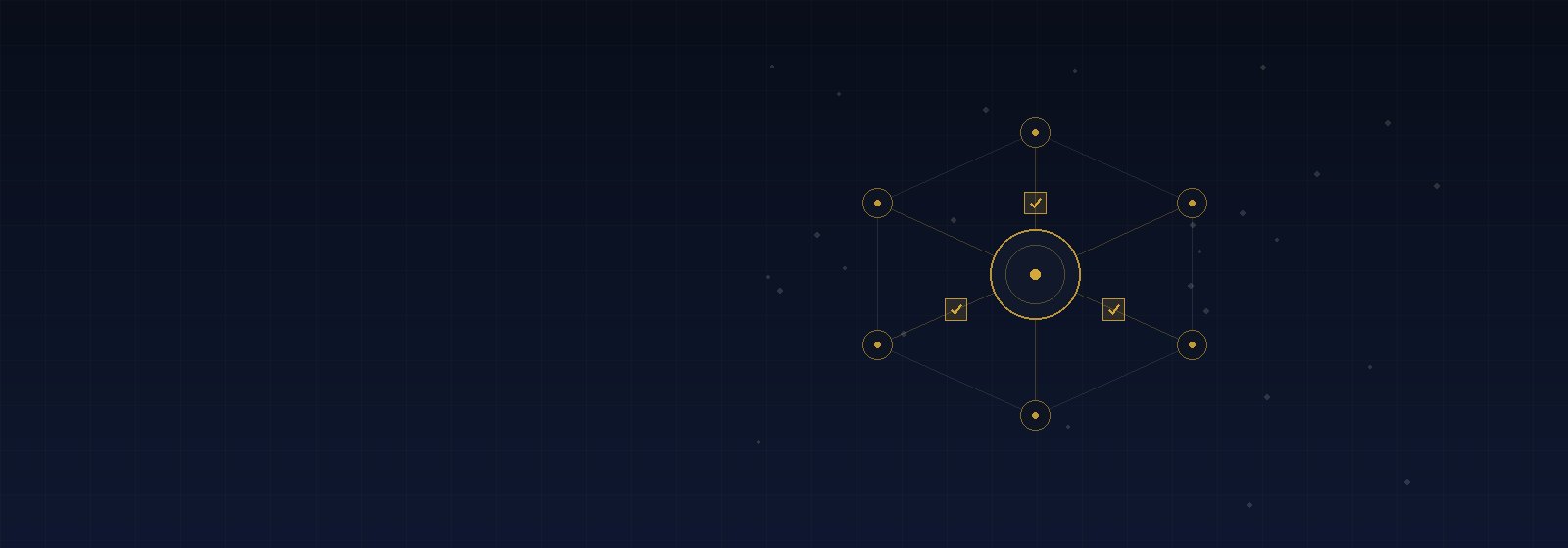 Abstract network of an AI model connected to oversight checkpoints