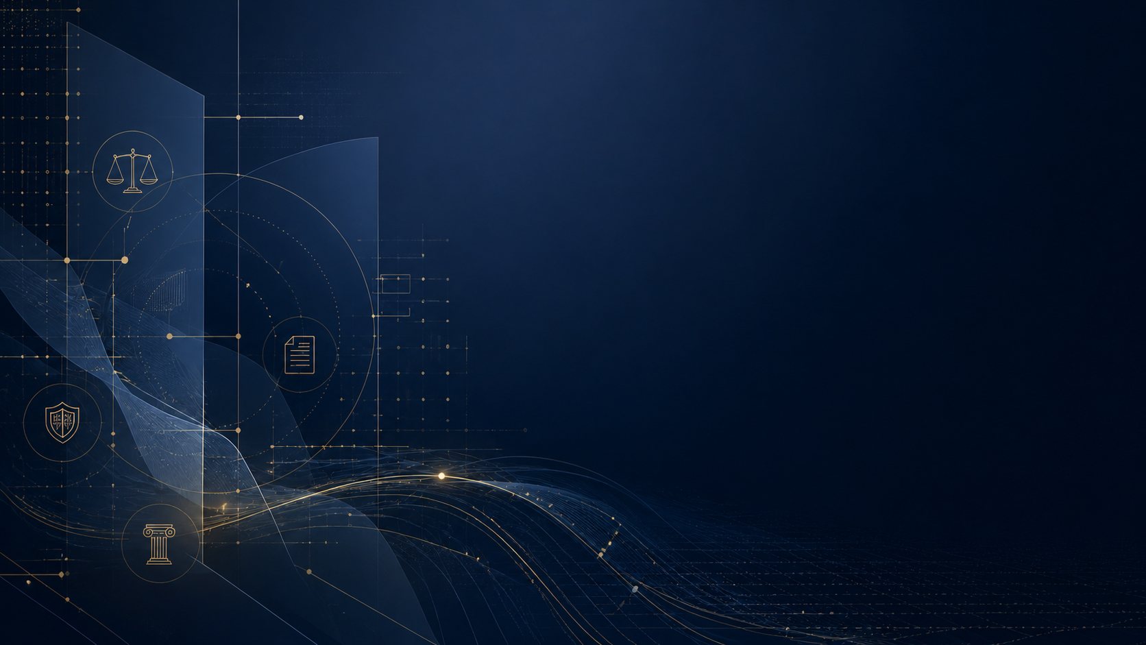 Abstract visualization of data sources converging — email, chat, mobile, and cloud